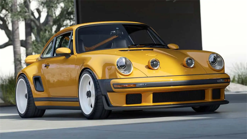 Rivoluzionando l'eleganza: la Porsche 911 Carrera Coupé reinventata dalla cantante con LED avanzato nei fari del proiettore e fari al neon per le auto