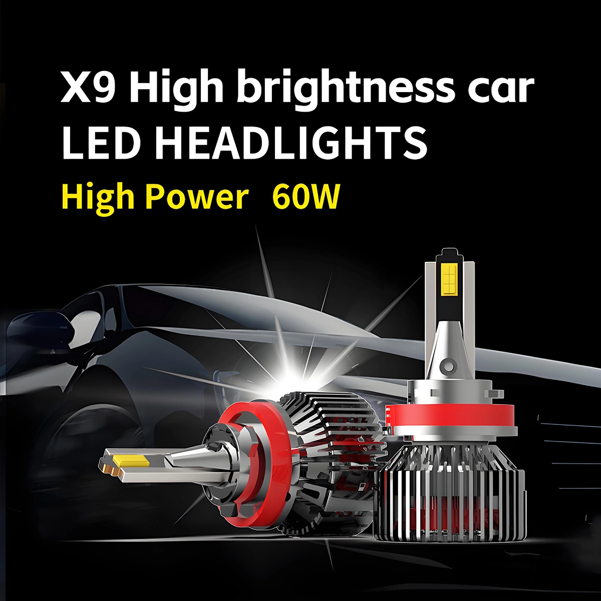 Small Size and High-Brightness LED Headlamps for Automobiles