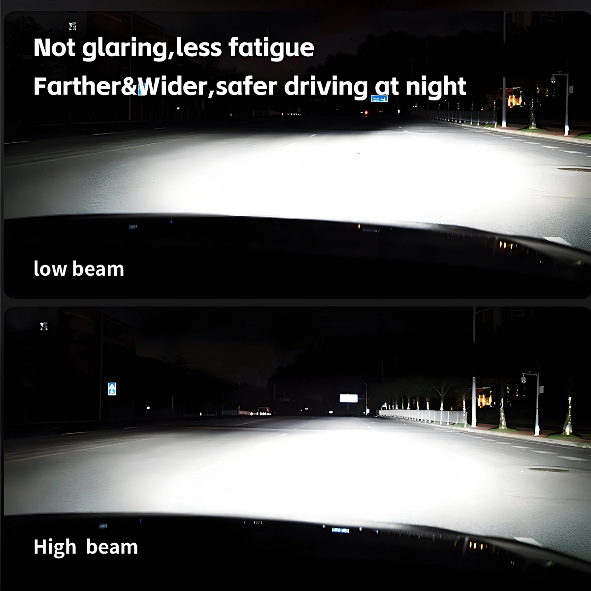 Small Size and High-Brightness LED Headlamps for Automobiles