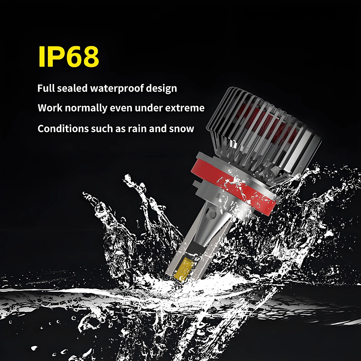 Small Size and High-Brightness LED Headlamps for Automobiles