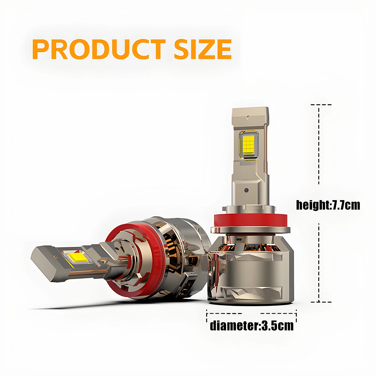 High-Power LED Automotive Laser Headlights