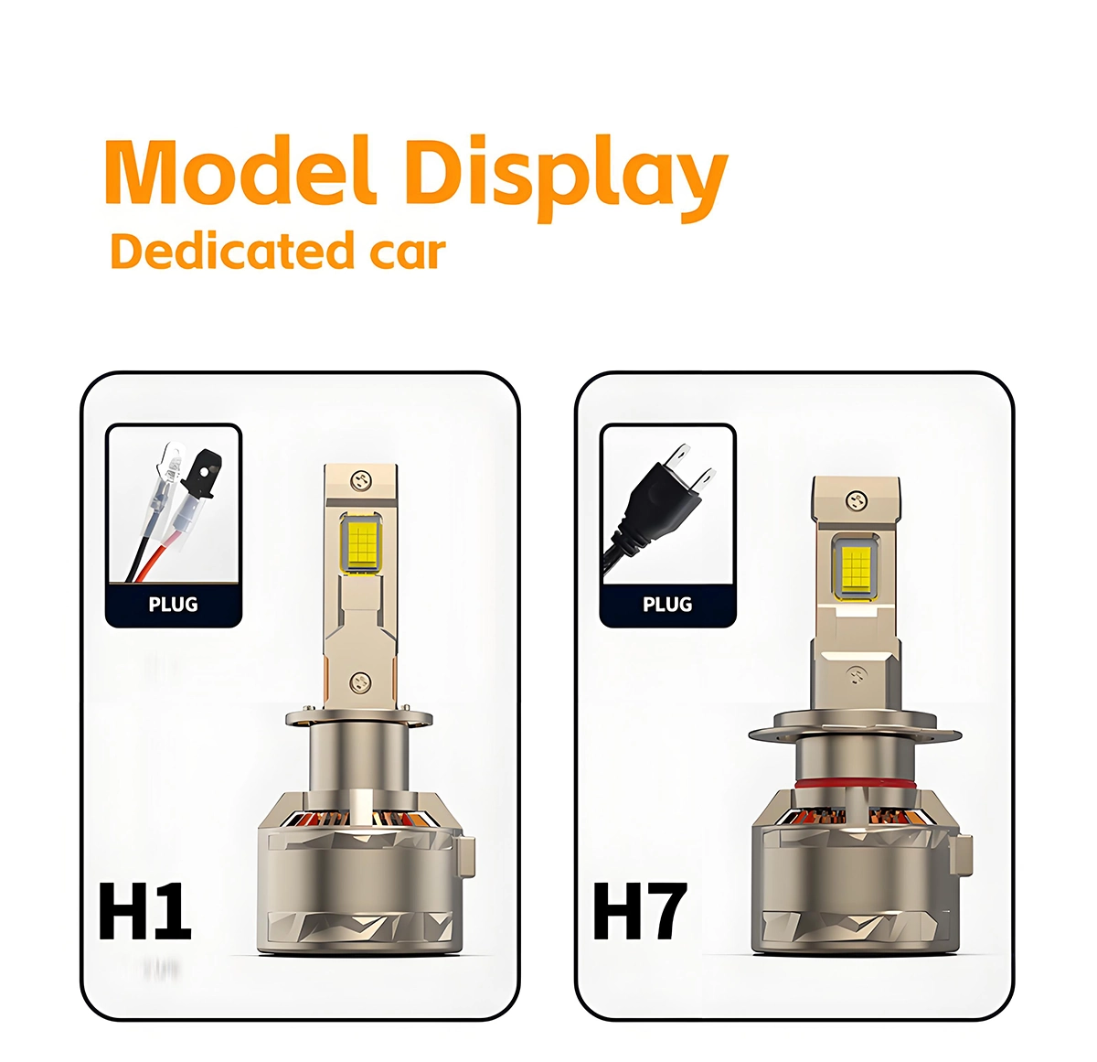 High-Power LED Automotive Laser Headlights