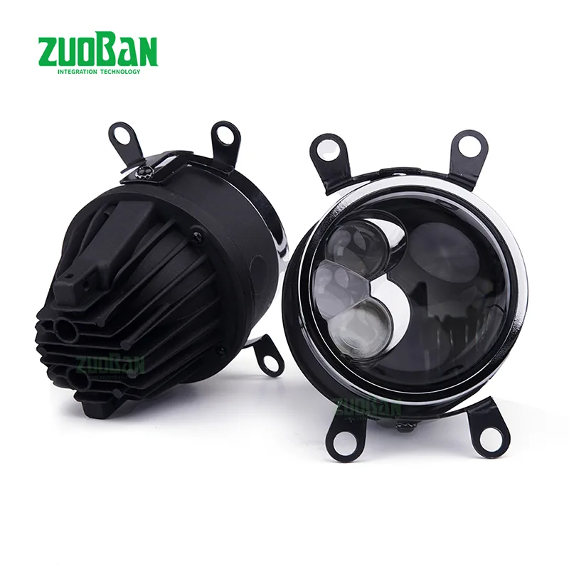 Fendinebbia con lente universale bicolore da 140 W da 3 pollici + 3 laser